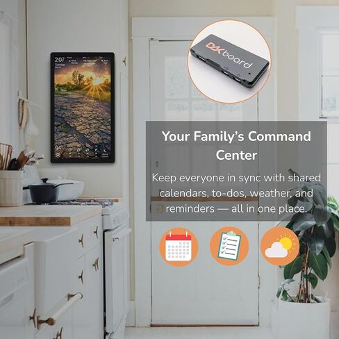 DAKboard CPU Mini - DIY Smart Home Display, Shared Family Calendar & Organizer with to-Dos & Digital Photo Frame in Saudi Arabia
