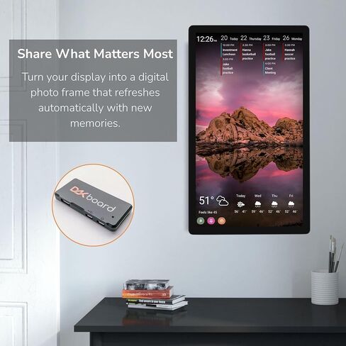DAKboard CPU Mini - DIY Smart Home Display, Shared Family Calendar & Organizer with to-Dos & Digital Photo Frame in Saudi Arabia