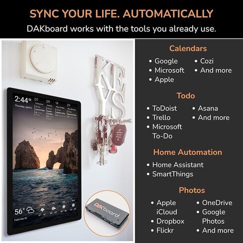 DAKboard CPU Mini - DIY Smart Home Display, Shared Family Calendar & Organizer with to-Dos & Digital Photo Frame in Saudi Arabia