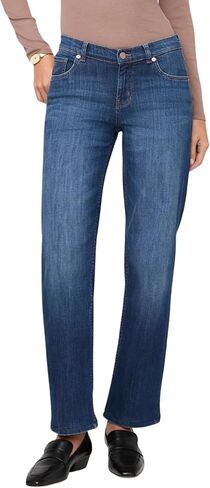 DU/ER DUER Women's Performance Denim Mid Rise Straight Jean in Kuwait