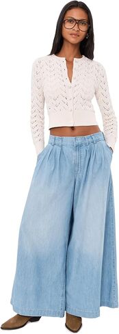 Free People Womens We The Free Scout Wide-Leg Jeans in Saudi Arabia