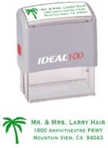 Palm Tree Address Stamp in Kuwait