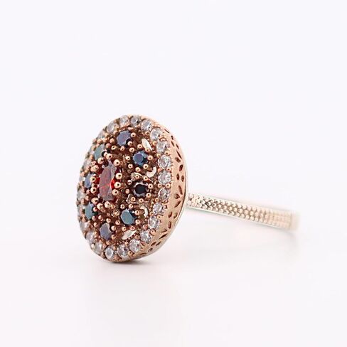 Handmade 925 Sterling Silver Turkish Women Ring in Saudi Arabia