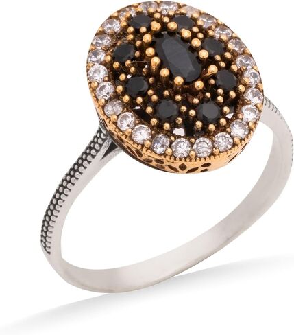 Handmade 925 Sterling Silver Turkish Women Ring in Saudi Arabia