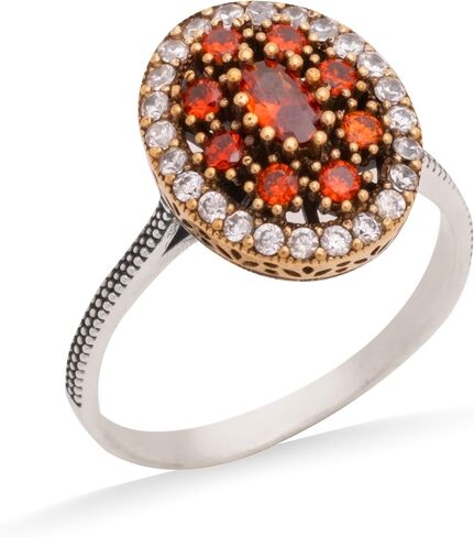 Handmade 925 Sterling Silver Turkish Women Ring in Saudi Arabia