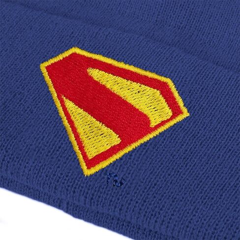قبعة منسوجة مطرزة بدرع من Popfunk Superman 2025 - للجنسين للرجال والنساء، ملكية in Saudi Arabia