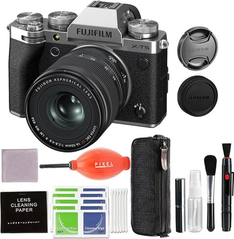 FUJIFILM X-T5 Mirrorless Camera with XF16-50mm f/2.8-4.8 Lens w/Sunshine Photo Basic Accessories Bundle in Saudi Arabia