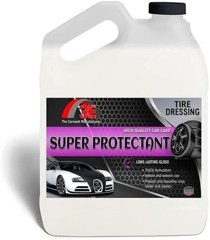 Tire Dressing, High Gloss Professional Tire Shine, Half Gallon, Long Lasting Wet Look, Non-Sling Formula (16 FL OZ) in Kuwait