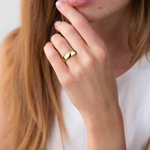 14K مطلية بالذهب الكرواسون قبة الدائري الكرواسون مضفر حلقة ملتوية التراص الفرقة خواتم للنساء بيان الزفاف مكتنزة الدائري in Saudi Arabia