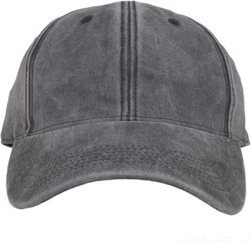 قبعة بيسبول للرؤوس الكبيرة - قبعة كبيرة جدًا للرجال والنساء، قبعة أبي كلاسيكية من القطن المغسول مع حزام قابل للتعديل in Kuwait