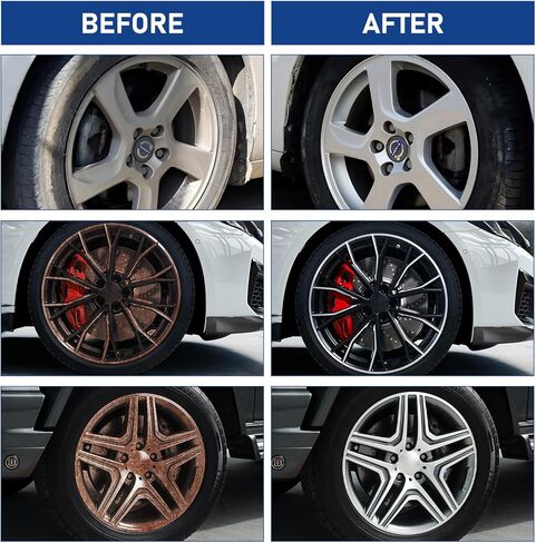 قطعتان من بخاخ إزالة الصدأ للسيارة، مزيل مسحوق الحديد، بخاخ مزيل الصدأ الفوري، منظف طلاء متعدد الوظائف لصيانة السيارة، مسحوق رش مزيل الصدأ، تنظيف الحديد، مزيل مسحوق الحديد للسيارة (100 مل) in Kuwait