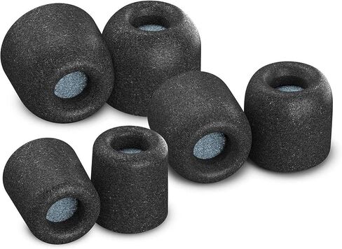 COMPLY Sport Pro Memory Foam Replacement Earbud Tips for Jaybird, BlueBuds, and Freedom Earphones, Black (Medium, 3 Pairs) in Kuwait