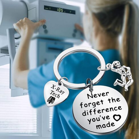 MYOSPARK X-ray Tech Keychain تقني الأشعة لا تنسى أبدًا الفرق الذي صنعته هدية التخرج in Saudi Arabia