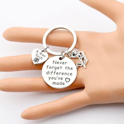 MYOSPARK X-ray Tech Keychain تقني الأشعة لا تنسى أبدًا الفرق الذي صنعته هدية التخرج in Saudi Arabia