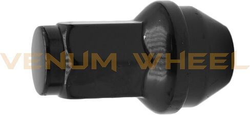 ملحقات عجلة Venum 24 قطعة M14x2.0 خيط أسود طراز مصنع OEM استبدال صواميل العروة تعمل مع Ford 2004 2005 2006 2007 2008 2009 2010 2011 2012 2013 2014 Expedition F-150 Raptor in Saudi Arabia