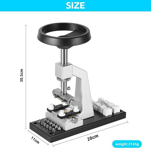 فتاحة ساعة منضدية 5700، مع 6 أنواع من الأسنان الفولاذية، 6 مجموعات من القوالب الثابتة للساعة فتاحة خلفية لعلبة ساعة المحار المشدودة in Kuwait