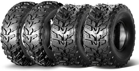 مجموعة من 4 إطارات ATV/UTV 22x7-11 أمامية و22x10-9 خلفية، إطارات طينية لجميع التضاريس 22x7x11 و22x10x9,4 طبقات، مداس اتجاهي، بدون أنبوب in Kuwait