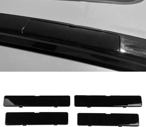 TTCR-II Compatible with 2019-2025 Toyota RAV4 Roof Rack Port Cover (Piano Black, Painted), 4 Packs Roof Rack Molding Port Cover Trim for 2019-2025 RAV4 in Saudi Arabia