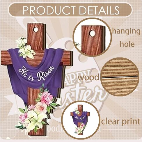 زينة عيد الفصح لشجرة عيد الميلاد، طباعة على الوجهين، 24 قطعة من زينة شجرة عيد الفصح لعيد الفصح، زينة معلقة لقضاء العطلات، ديكورات داخلية وخارجية in Kuwait