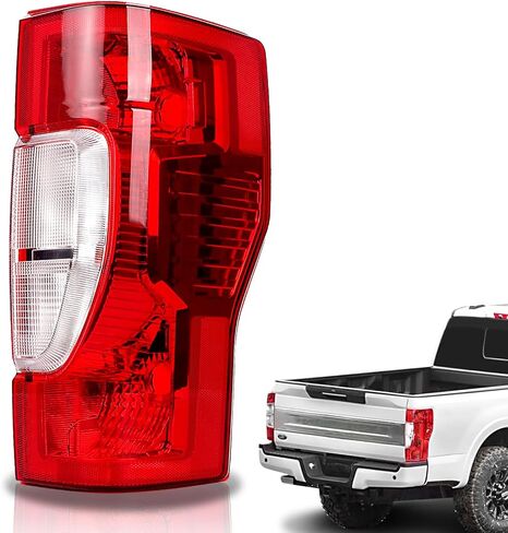 المصابيح الخلفية المتوافقة مع 2020-2022 Ford F250 F350 مجموعات المصابيح الخلفية فائقة التحمل من نوع الهالوجين، استبدال ملحقات الإضاءة الخلفية LC3Z13405A LC3Z13405D (مع نقطة عمياء، جانب السائق الأيسر) in Kuwait