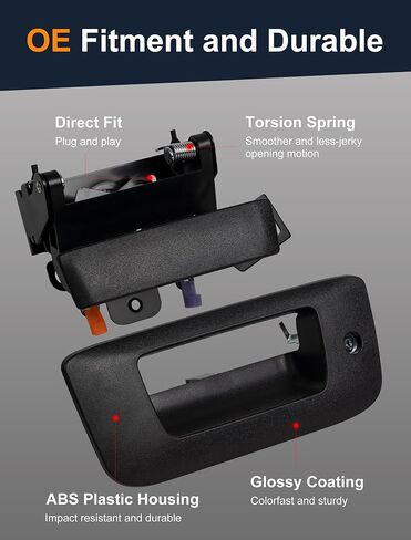 Avsty الباب الخلفي مقبض مزلاج ل تشيفي سيلفرادو جي إم سي سييرا 1500 2500 3500 2008 2009 2010 2011 2012 2013 2014 شيفروليه الذيل بوابة الحافة in Kuwait