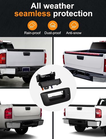 Avsty الباب الخلفي مقبض مزلاج ل تشيفي سيلفرادو جي إم سي سييرا 1500 2500 3500 2008 2009 2010 2011 2012 2013 2014 شيفروليه الذيل بوابة الحافة in Kuwait