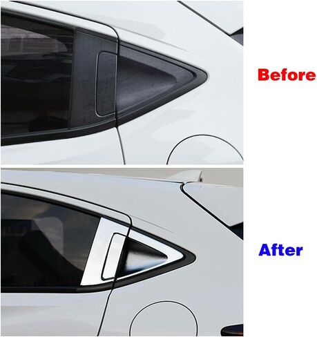 Compatible for Honda HRV HR-V 2016-2020 Exterior Accessories Rear Door Handle Protector Cover Door Bowl Caps ABS Styling Decor Anti Scratch (Chrome Color) in Saudi Arabia