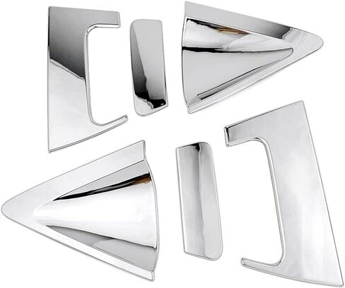 Compatible for Honda HRV HR-V 2016-2020 Exterior Accessories Rear Door Handle Protector Cover Door Bowl Caps ABS Styling Decor Anti Scratch (Chrome Color) in Kuwait