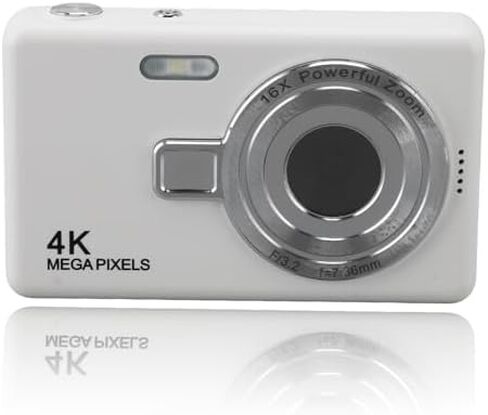 كاميرا رقمية، كاميرا رقمية بدقة 12 ميجابكسل 1080 بيكسل للأطفال، تدعم 64 جيجابايت قابلة للتوسيع، كاميرا مدمجة للنقطة والتقاط 16X تكبير كاميرا محمولة مضادة للاهتزاز، كاميرا صغيرة للمراهقين والأولاد in Saudi Arabia