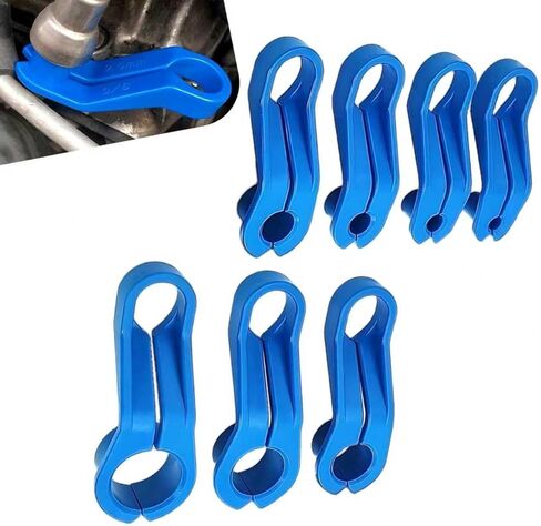 7PCS Fuel Line Disconnect Tool, AC Fuel Line Disconnect Tool Set, 1/4 5/16 3/8 1/2 5/8 3/4 7/8 Inch Quick Disconnect Kit, Compatible with Ford/GM/Chrysler, Transmission Fuel Line Tool in Saudi Arabia