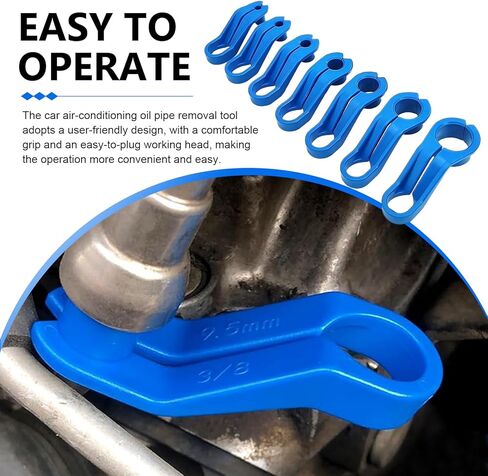 7PCS Fuel Line Disconnect Tool, AC Fuel Line Disconnect Tool Set, 1/4 5/16 3/8 1/2 5/8 3/4 7/8 Inch Quick Disconnect Kit, Compatible with Ford/GM/Chrysler, Transmission Fuel Line Tool in Saudi Arabia