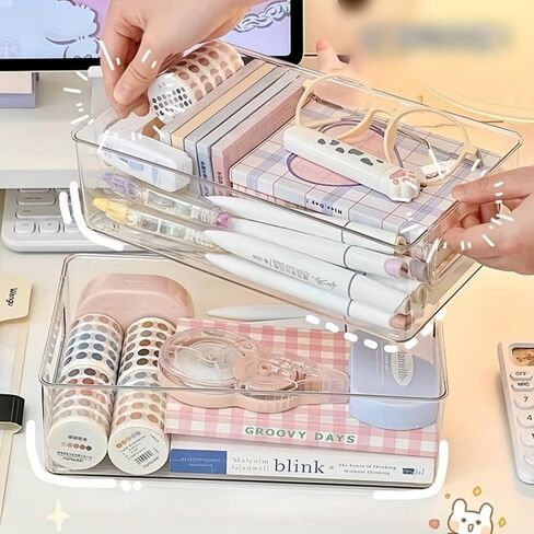 Desktop Organizer, Combination of Large Capacity Storage Baskets, Cosmetics, Craft Peripherals, Stationery and Digital Accessories, etc. in Saudi Arabia