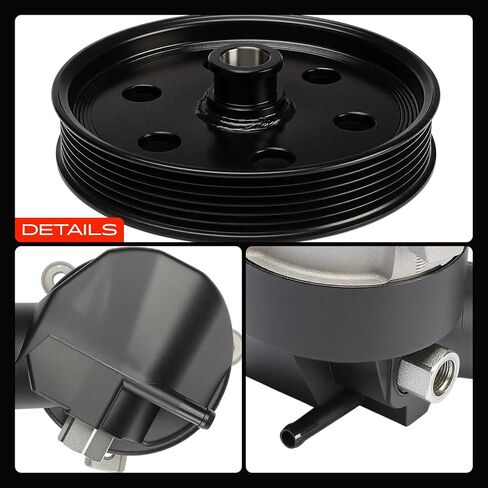 مضخة توجيه كهربائية ممتازة، مع بكرة وخزان، متوافقة مع Ford F-150 F150 1990-1996، F-250 F250 1990-1997، F-350 F350 1990-1996، Bronco 1990-1996 in Saudi Arabia
