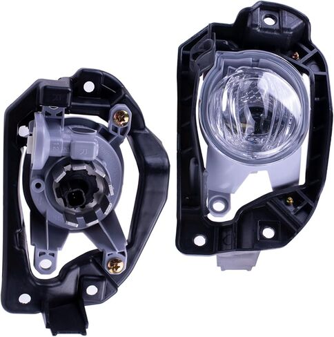 One Set Fog Light Lamps + Covers + Switch + Brackets + Wiring Compatible With Toyota RAV4 2019-2024 Replaces TO1038223 TO1039223 TO1038225 TO1039225 TO2593142 TO2592142 (LED), BLACK in Saudi Arabia