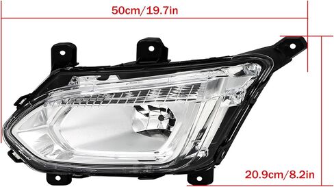 WFLNHB Left and Right Fog Lights Repalcement for Equinox Premier LTZ 2016-2017 Clear Lens GM2593316 23375569 in Saudi Arabia