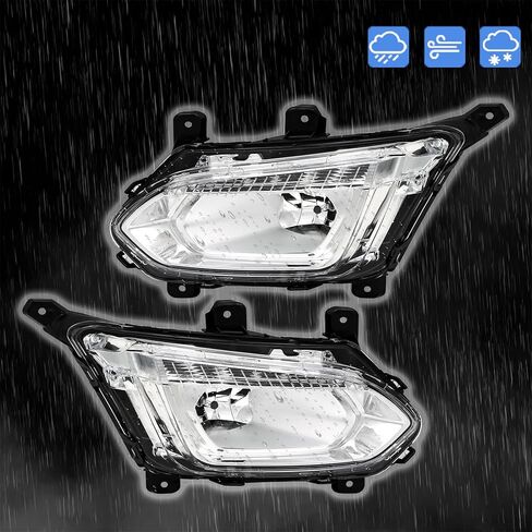 WFLNHB Left and Right Fog Lights Repalcement for Equinox Premier LTZ 2016-2017 Clear Lens GM2593316 23375569 in Saudi Arabia