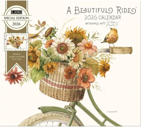 Lang, Beautiful Ride Special Edition 2026 Wall Calendar, 12.5'' X 14'', 12-Month Calendar with Stapled Binding in Saudi Arabia