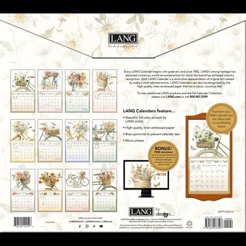 Lang, Beautiful Ride Special Edition 2026 Wall Calendar, 12.5'' X 14'', 12-Month Calendar with Stapled Binding in Saudi Arabia