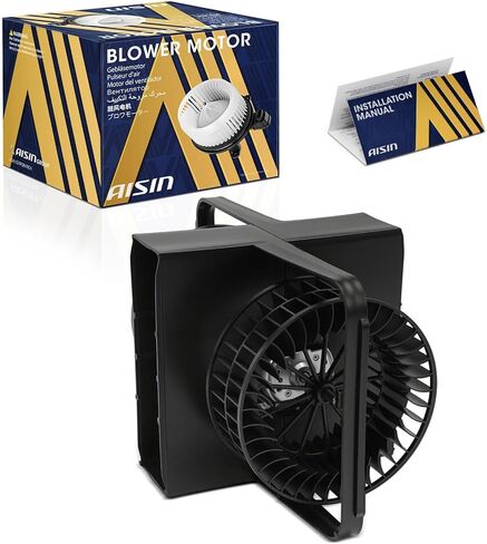AISIN BLMBLM-00289 HVAC Blower Motor with Wheel Assembly - Compatible with BMW 525i 1989-1995, 530i 1994-1995, 535i 1988-1993, 540i 1994-1995, M5 1991-1993, 735i 1987-1992, 740i 1993-1994 in Saudi Arabia