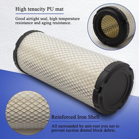 P821575 & P822858 Outer Inner Air Filter Air Cleaner for Bobcat FPG05 Air Cleaners Replaces 6672467 6672468 PM252Z PM260Z (Set of 2) in Saudi Arabia