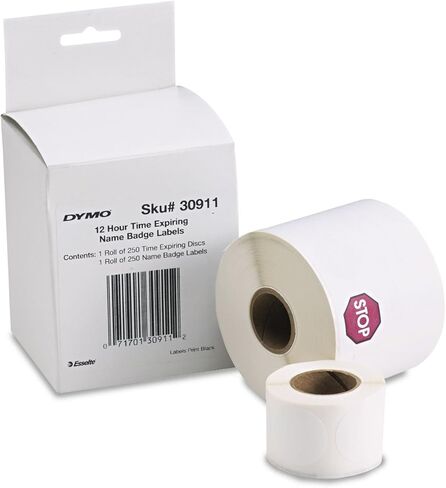 DYM30911 - Dymo Visitor Management Time-Expiring Name Badges in Saudi Arabia