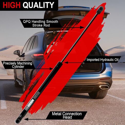 2PCs Hatch Lift Supports Compatible with 2015-2018 Hyundai Santa Fe Rear Liftgate Hatchback Gas Charged Springs Struts Shocks Dampers 81771-4Z500, 81781-4Z500 in Kuwait