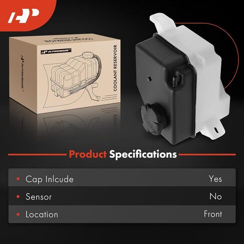 A-Premium Engine Coolant Overflow Recovery Reservoir Tank [with Cap] Compatible with Hyundai Accent 2006-2011 & Kia Rio 2006-2011, Rio5 2006-2011, 1.6L, Petrol in Saudi Arabia
