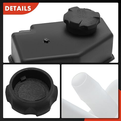 A-Premium Engine Coolant Overflow Recovery Reservoir Tank [with Cap] Compatible with Hyundai Accent 2006-2011 & Kia Rio 2006-2011, Rio5 2006-2011, 1.6L, Petrol in Saudi Arabia