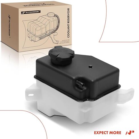 A-Premium Engine Coolant Overflow Recovery Reservoir Tank [with Cap] Compatible with Hyundai Accent 2006-2011 & Kia Rio 2006-2011, Rio5 2006-2011, 1.6L, Petrol in Saudi Arabia