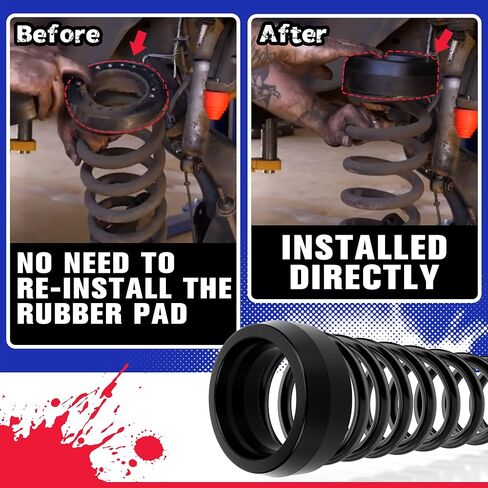 KSP 2" Rear Lift Kit for 2024+ Tacoma 4WD, 2inch Coil Spring Spacers Fits Toyota Tacoma, Polyurethane PU Suspension Leveling Kits 2 pcs in Saudi Arabia