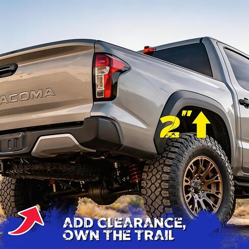 KSP 2" Rear Lift Kit for 2024+ Tacoma 4WD, 2inch Coil Spring Spacers Fits Toyota Tacoma, Polyurethane PU Suspension Leveling Kits 2 pcs in Saudi Arabia
