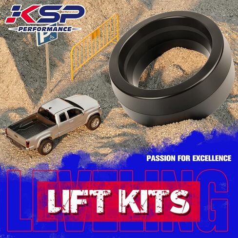 KSP 2" Rear Lift Kit for 2024+ Tacoma 4WD, 2inch Coil Spring Spacers Fits Toyota Tacoma, Polyurethane PU Suspension Leveling Kits 2 pcs in Saudi Arabia