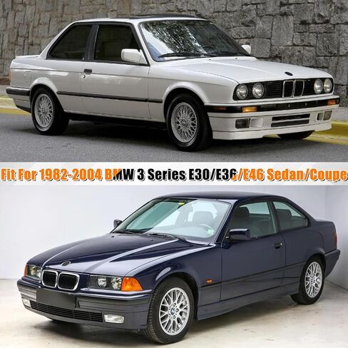 غطاء سيارة متوافق مع 1982-2004 BMW 3 Series E30 E36 E46 سيدان/كوبيه، مناسب حسب الطلب 300D أكسفورد مع غطاء سيارة كامل من القطن لجميع الأحوال الجوية in Saudi Arabia