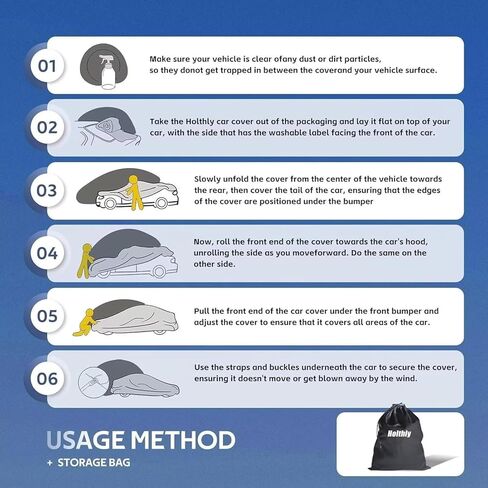 غطاء سيارة مناسب خصيصًا لسيارة Nissan Altima (2002-2025)، أغطية خارجية كاملة مقاومة للماء لجميع الأحوال الجوية للسيارات، غطاء سيارة واقي من الشمس المطر في الهواء الطلق. الرمادي والأزرق in Kuwait